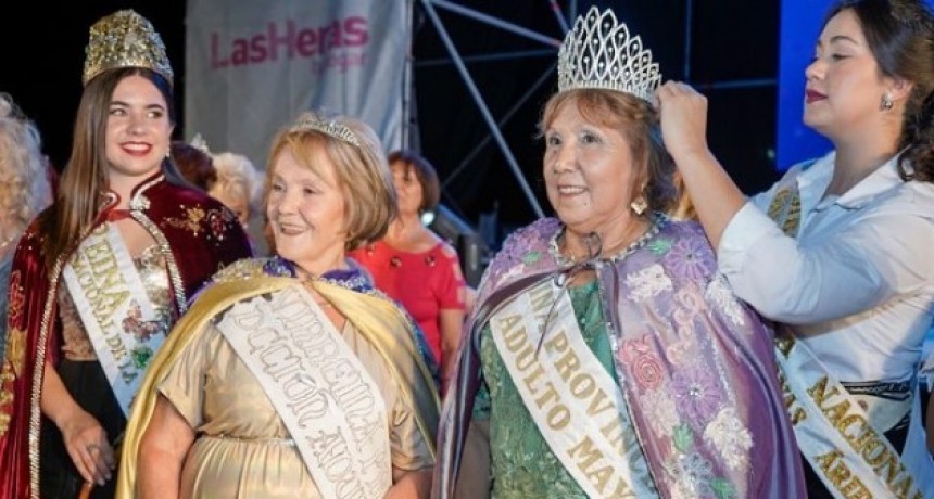 Lidia Ferreyra se convirti&oacute; en la Reina del Adulto Mayor de San Carlos