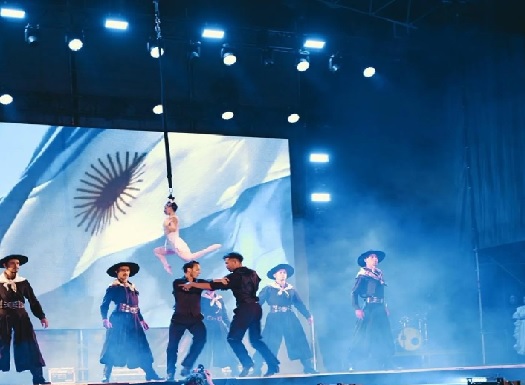 Pisada de la Uva en el Shopping: tradici&oacute;n, m&uacute;sica y virreinas