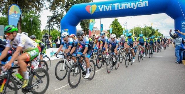 Tunuy&aacute;n recibe la s&eacute;ptima etapa de la Vuelta Ciclista de Mendoza