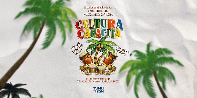Cultura Capacita presenta m&uacute;sica afrocaribe&ntilde;a en Tunuy&aacute;n