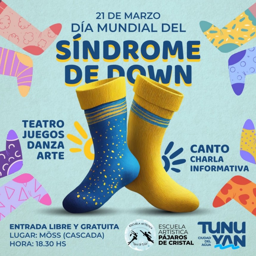Tunuy&aacute;n: realizar&aacute; una jornada de concientizaci&oacute;n por el D&iacute;a Mundial del S&iacute;ndrome de Down