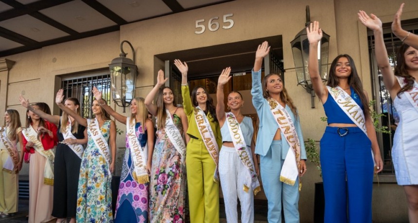 Las 18 reinas departamentales iniciaron la Convivencia Real