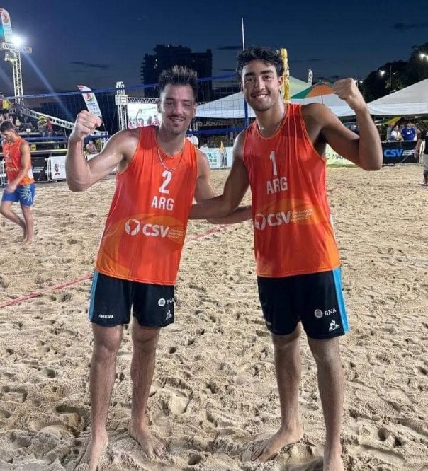 Bautista Amieva y Maciel Bueno se consagraron campeones en Brasil
