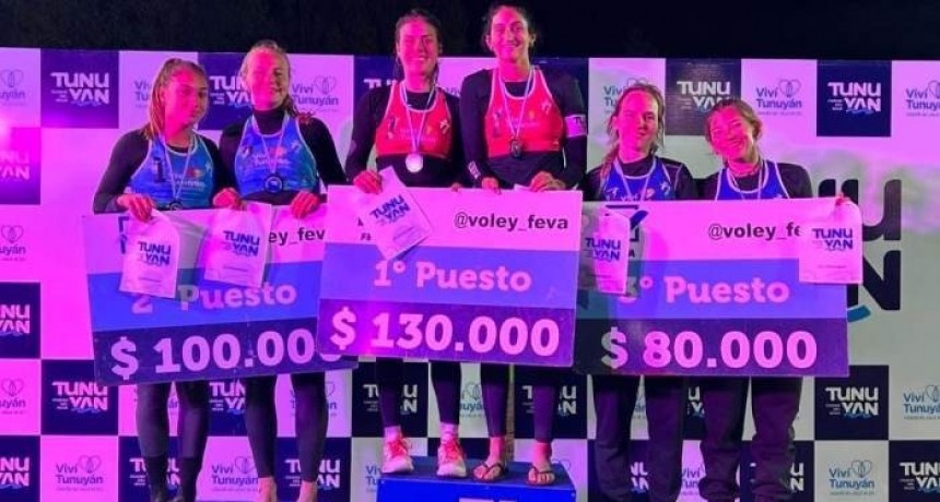 Leo Aveiro, Bauti Amieva y Maia Najul campeones en su tierra y con su gente