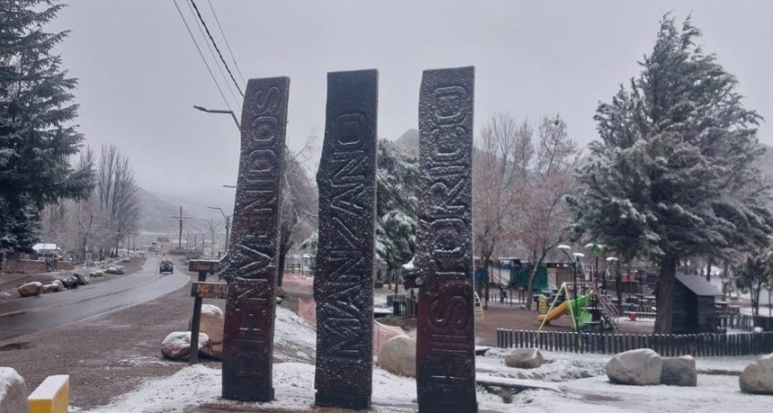 Lleg&oacute; la nieve al Valle de Uco