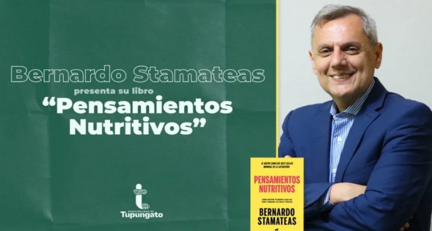 Bernardo Stamateas presentar&aacute; su nuevo libro en Tupungato 