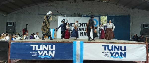 Gran convocatoria en el Encuentro de Danza organizado por Inca Mapu en Colonia Las Rosas