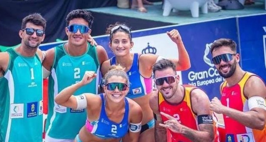 Beach Volley: los tunuyaninos se preparan para su &uacute;ltima presentaci&oacute;n en la gira Europea