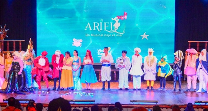 Ariel, un musical bajo el mar: fue la obra elegida por todo el Valle de Uco