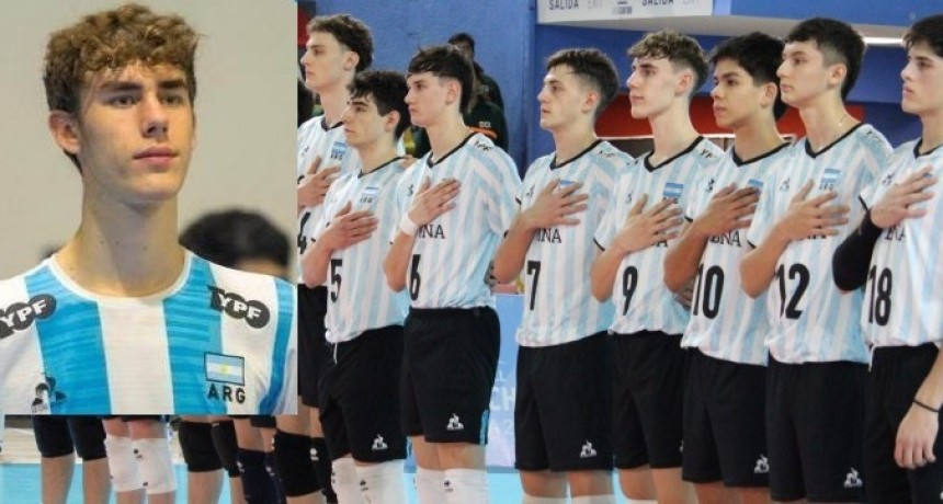 Con el tunuyanino Fausto L&oacute;pez, Argentina debut&oacute; ganando en el Mundial de V&oacute;ley U19
