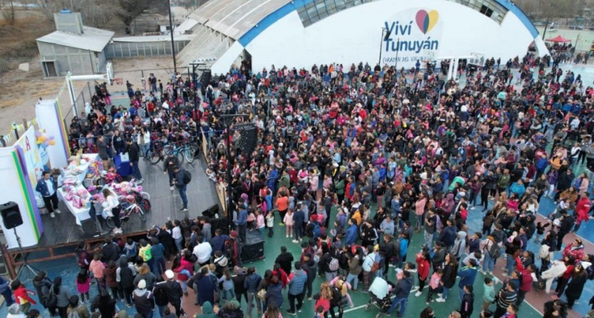Tunuy&aacute;n:  Festejos del d&iacute;a del ni&ntilde;o en el Polideportivo y los distritos 