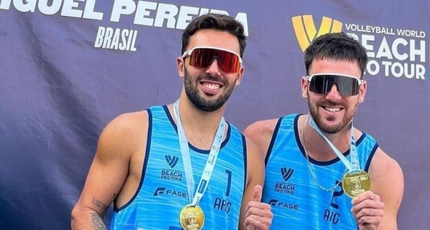Leandro Aveiro y Bautista Amieva fueron campeones en tierras brasileras