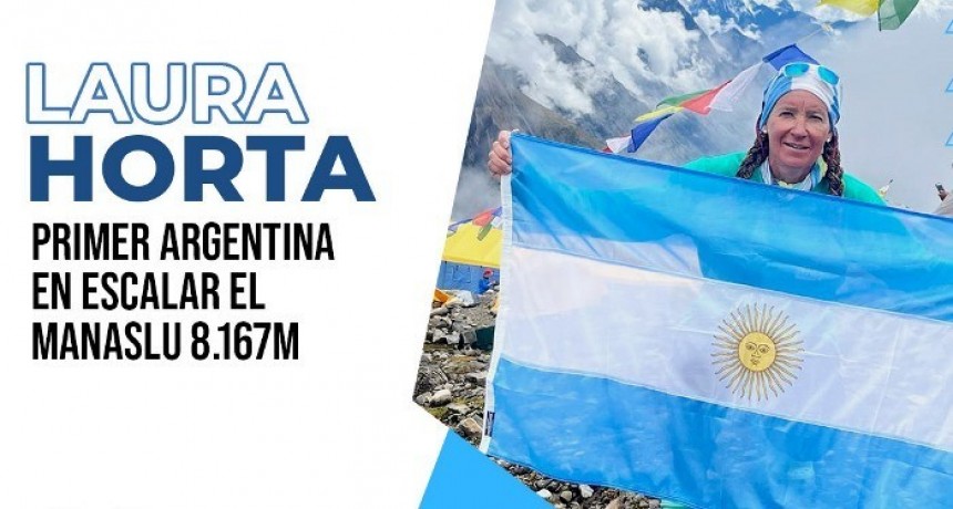 Este jueves se presenta Laura Horta en Tunuy&aacute;n, la primera argentina en escalar el Manaslu