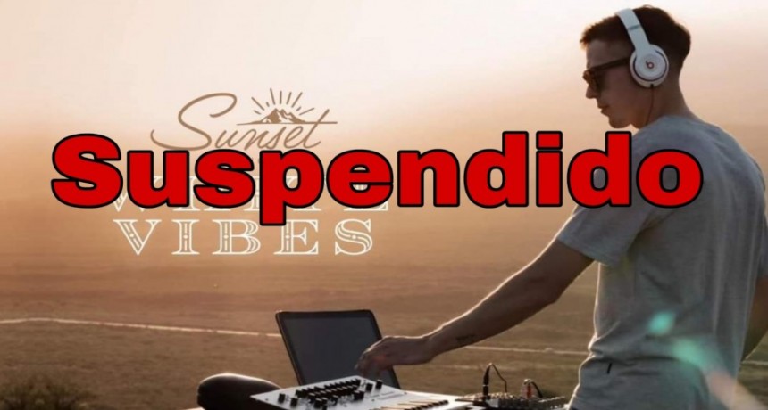 Se suspendi&oacute; el &ldquo;Sunset White Vibes&rdquo; debido a la condiciones clim&aacute;ticas