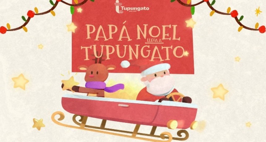 Tupungato regala la emocionante experiencia de conocer y saludar a Pap&aacute; Noel